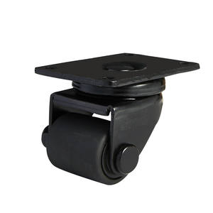 Low gravity castor Schwarz Verbesserte Nylon 1,5/2/2,5/<span class=keywords><strong>3</strong></span> zoll optional rad Business Maschine Caster rad - Product Image 2