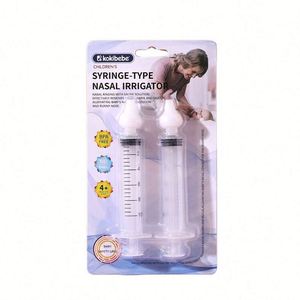 Seringue d'irrigation nasale professionnelle pour bébé, en PP et TPE, légère, portable, nettoyeur de nez pour nourrissons, utilisation plus sûre, personnalisable, pour la maison - Product Image 1