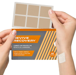 Patches de Defesa Contra Ressaca com Certificação CE Ingredientes Herbais para Recuperação de Ressaca Patches para Boca, Nariz e Corpo - Product Image 6