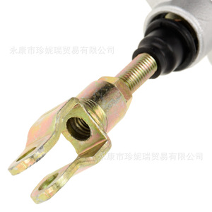 Scb023 Atv Single Line <b>Brake</b> Pump Universal Hydraulic Foot <b>Brake</b> <b>Cylinder</b> For Repair Replacement Silver - Product Image 4