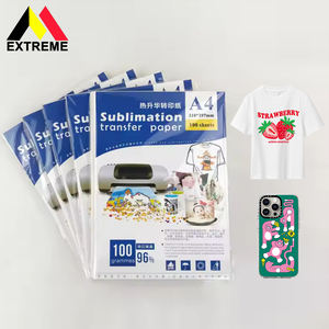 <span class=keywords><strong>Papier</strong></span> de <span class=keywords><strong>transfert</strong></span> par sublimation, couleur blanche, séchage rapide, 100 g/m², 125 g/m², A4/A3/A3+, pour vêtements, tasses, haute flexibilité, toucher lisse - Product Image 1