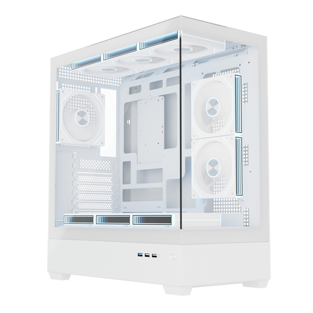 Factory Direct Sell High Performance Gaming Computer Case Mid Tower Sea View Desktop PC Case