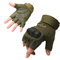 Gants tactiques hommes Gym Fitness équitation demi-doigt caoutchouc Knuckle équipement de protection mâle gants tactiques