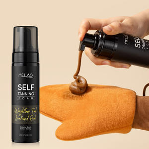 Espuma Autobronceadora <span class=keywords><strong>sin</strong></span> <span class=keywords><strong>Sol</strong></span>, Tono Bronce Instantáneo, <span class=keywords><strong>Sin</strong></span> Rayas, Mousse Refrescante con Efecto Bronceado Natural para Rostro/Cuerpo, Bronceador Natural con DHA - Product Image 2