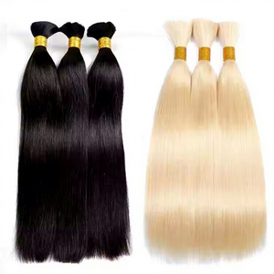 Cabello Humano Remy Brasileño al por Mayor, 100% Alineado con la Cutícula, Grado 10A, Paquetes de Cabello Virgen Crudo a Granel, Liso Sedoso de 8-30 Pulgadas - Product Image 3