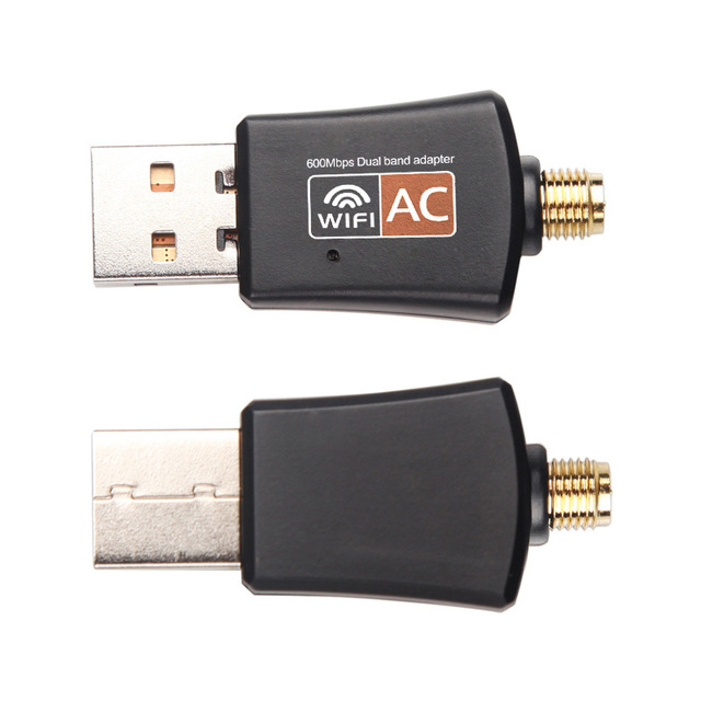 Realtek RTL8811 Chipset Dual Band 2.4G 5.8GHz 600Mbps USB Wireless Wifi Adapter 802.11AC/N/B/G for Laptop and Desktop