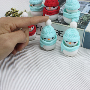 Cute Plastic Snowman <b>Fidget</b> Toy Mini Desk Ornament Winter Gift - Product Image 5