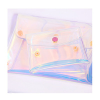 Sac à main de voyage Transparent, Simple, mignon, en PVC, pour organisateur de maquillage, Version coréenne, bling-bling, multifonctionnel, Transparent Ins