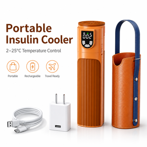 Boîte isotherme portable en aluminium pour le transport de vaccins, d'insuline et de glucose, avec thermomètre intégré, résistante à l'eau, pour usage alimentaire, 2-18°C - Product Image 5