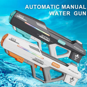 Pistola ad Acqua Elettrica con Luci Colorate, Alta Pressione, Assorbimento Automatico dell'Acqua, Giocattolo Spruzza Acqua per Bambini, per <span class=keywords><strong>Giochi</strong></span> Estivi all'Aperto - Product Image 4