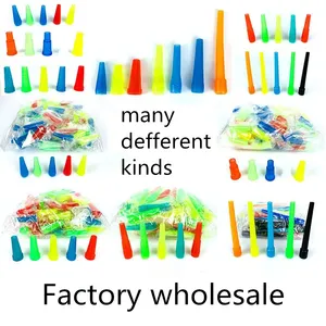 Soorten Kleurrijke Groothandel Korte Lange Plastic Wegwerp Shisha Waterpijp Mondstuk Tips