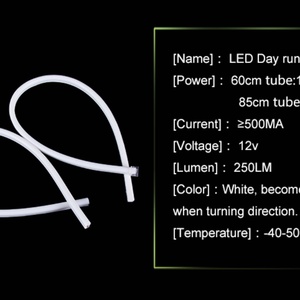 ไฟเดย์ไลท์ LED สำหรับรถยนต์รุ่นใหม่ (DRL) ขนาด 60 ซม. 12V ไฟเลี้ยวแบบไหล  ใช้ได้กับรถยนต์ทั่วไป - Product Image 3