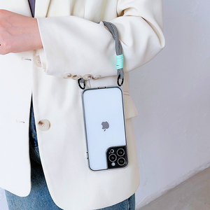 Nuevo cordón corto Universal para teléfono móvil con parche fijo para funda de teléfono inteligente pulsera Anti pérdida correa de cuerda ajustable para teléfono - Product Image 3