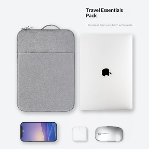 Oxford Cloth Polyester <b>Laptop</b> <b>Sleeve</b> for Apple Mac 13-inch Huawei 14-inch Fleece-Lined <b>Waterproof</b> Durable Earthquake Resistance - Product Image 4