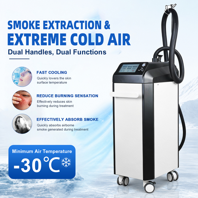 Professional Beauty Use Smoke Absorber Device 2 in 1 Cooling and Smoke Purification for Spa Clinic