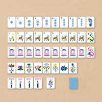 Tuiles de Mahjong de Caroline du Nord, modèle Blue Antelope 160, en acrylique Foster, de luxe, à deux couches, vente en gros, tuiles de Mahjong de designer