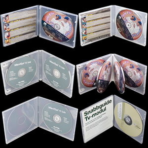 Sunshing duy nhất rõ ràng <span class=keywords><strong>PP</strong></span> Poly <span class=keywords><strong>CD</strong></span> trường hợp đa đĩa chủ <span class=keywords><strong>CD</strong></span>/DVD Polypropylene hộp lưu trữ vỏ sò trường hợp đĩa với nhựa Bìa - Product Image 2