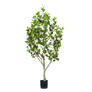 Árbol de Camelia Artificial de Plástico al por Mayor, Tamaño Personalizado, Decoración para el Hogar, Graduación, Ecológico, Impermeable - Product Image 1