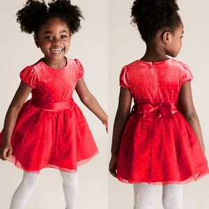 Hot Onsale Private Label High Quality Children Wholesale Kids Clothes Dresses For Girls Princess