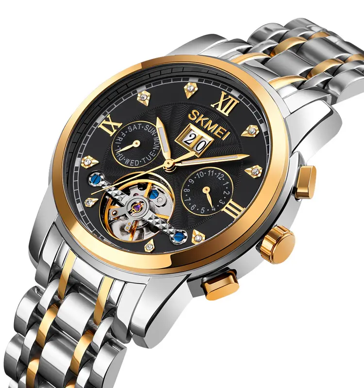 SKMEI M029 top brand luxury male watches automatic mechanical wristwatches high quality fashion sport watch