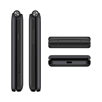 Teléfono con tapa Kosher de doble pantalla HD 4G, sistema operativo Android, teléfono móvil con tapa, teléfono móvil con desbloqueo, teléfono móvil plegable con SIM dual