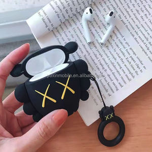 Funda de Silicona 3D para <span class=keywords><strong>AirPods</strong></span>, Diseño de Dibujos Animados, para <span class=keywords><strong>AirPods</strong></span> <span class=keywords><strong>1</strong></span>/2, Generación 2, Envío Inmediato, Stock Completo - Product Image 1