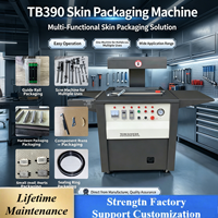 Machine d'emballage sous vide semi-automatique électrique TB-390 pour cartes PCB, textiles et produits chimiques – État neuf