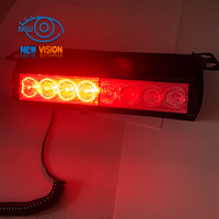 Luces LED Estroboscópicas de Emergencia, Barra de Luz Intermitente de Advertencia, Ventosa de Vacío, Bombilla Trasera para Parabrisas de 24V, 8 Unidades