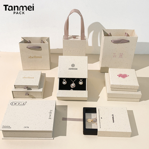 Hộp quà trang sức, hộp giấy đựng nhẫn, bông tai, vòng cổ, lắc tay, in logo tùy chỉnh - Product Image 2