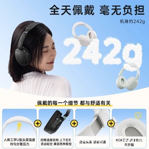 เอ็ดดี้ฟายเออร์ W800BT หูฟังบลูทูธแบบไร้สายแบบครอบหูพร้อมฟังก์ชั่นการโทรสำหรับเล่นเกมกีฬาและอีสปอร์ต - Product Image 3