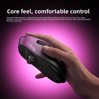 Souris de jeu et de bureau LEOBOG GM5 Pro sans fil, tri-mode, 1000 Hz, 55 g, légère, ergonomique, haute performance, programmable, cadeau