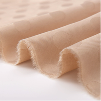 Tissu jacquard 100% acétate, tissu tendance et écologique pour le printemps-été