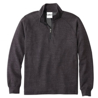 Chemises à col zippé 1/4 pour hommes, en polaire polyester, pour l'automne, motif uni