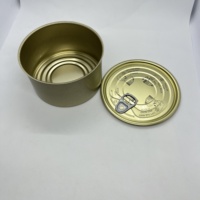 Boîte en fer blanc à ouverture facile de 100 g, 200 g/300 g pour aliments pour animaux de compagnie / saucisses / thon, boîte vide avec couvercles