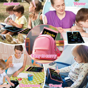 Tableta de escritura Lcd para niños al por mayor Bloc de notas estilo Bloc de notas de escritura Digital para niños para dibujar y escribir - Product Image 6