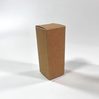 Fabricant d'emballages en papier de luxe recyclé sur mesure, boîte en papier kraft pliable pour cosmétiques, boîte pour flacon d'huile essentielle, boîte cadeau