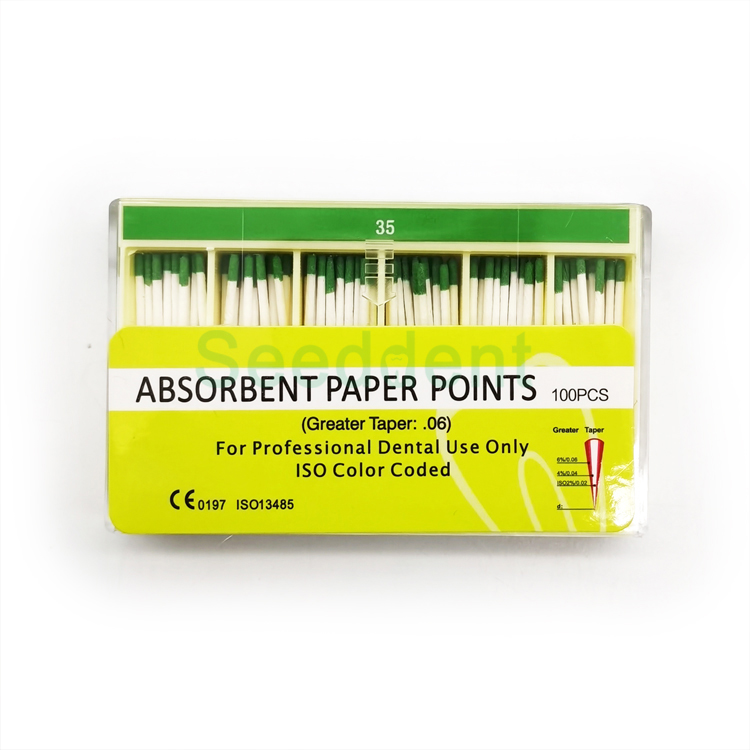 Dental PP 02 04 06 taper Absorbent Paper Point