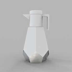 Hot bán 1L chân không <span class=keywords><strong>Flask</strong></span> màu trắng tùy chỉnh Trung Đông mô hình phích cà phê nồi - Product Image 4