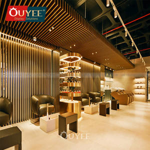 Espejo de Salón, Productos de Belleza para Peluquería, Exhibición Colgante <span class=keywords><strong>en</strong></span> Estante, Mesa de Salón de Belleza para Diseño - Product Image 4