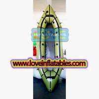 Bateau gonflable de canoë d'eau blanche de tissu de TPU de Packraft à vendre