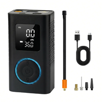 Portable Pocket Metal Tire Inflator with Tire Pressure Monitor 150PSI Digital Air Compressor OEM Manufacturer
