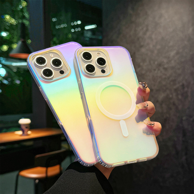 Color Plated Cute for Apple Shell Design Protective Drop-Resistant Phone Case for iPhone 15 Pro & 14Pro