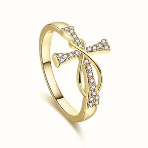 Anello con Design Infinito Mobius, Anello Semplice da Donna - Product Image 6