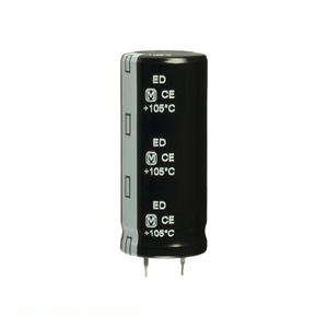 Condensateur original EET-ED2D821BA à montage traversant, en aluminium, 820 µF, 20 %, 200 V, SNAP TH 820 µF - Product Image 1