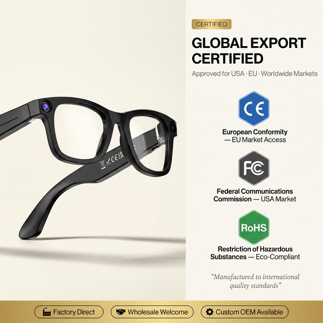 2026 Trending Hands-Free Calling AI Smart Glasses AI Assistance Real-Time Translation Object Recognition 800W HD Camera