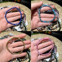 Bracelet artisanal en cristal de guérison de haute qualité en gros, mélangé et facetté, pour la décoration Feng Shui à la maison