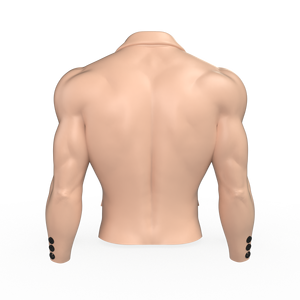 Chaqueta de Traje Muscular de Silicona de Alta Calidad con Forma de Senos Realista y Músculo Abdominal Falso para Fiestas de Hombres y Mujeres - Product Image 4
