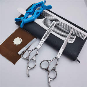 กรรไกรตัดผมอิโนเอะ คาซูรุ R-6 นิ้ว กรรไกรซอยผม สแตนเลส 440C สำหรับคนถนัดขวา อุปกรณ์ทำผมเสริมสวย - Product Image 1