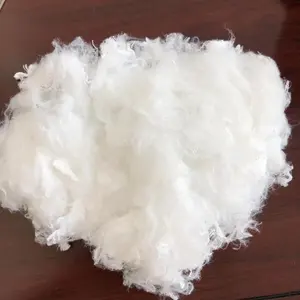 Blanc Acide Polylactique Fiber fibre PLA pour tissu non tissé