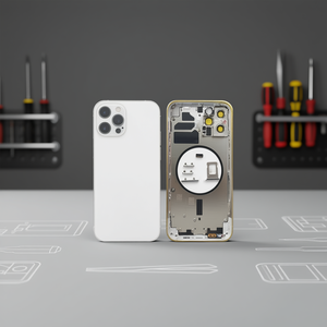 Funda Media con Tapa Trasera para iPhone 12 Pro Blanca - Product Image 2